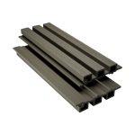 Perfil do painel ripado LIV 25 Nord cor ipe em madeira ecológica WPC